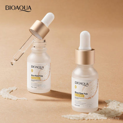 Original Bioaqua Rice Serum Natural Moisturizing Anti Aging Skin Care Face