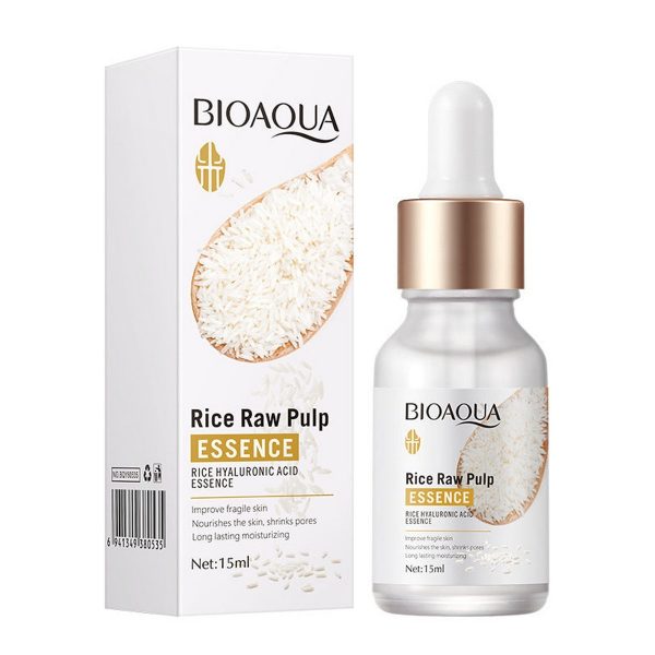Original Bioaqua Rice Serum Natural Moisturizing Anti Aging Skin Care Face